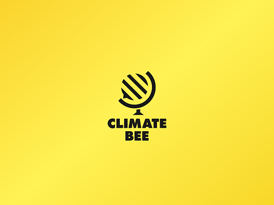 Climate Bee Logo Design brand branding clean design flat graphic design icon identity illustrator logo minimal vector web