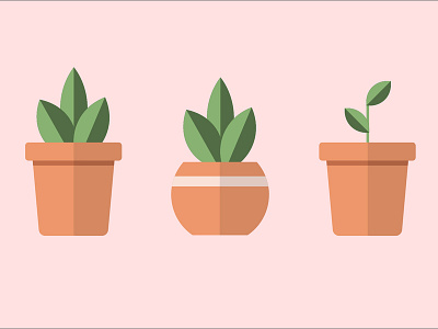 Plants design illustration plants