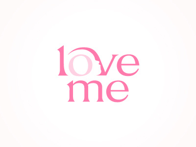 Love Me baby custom type face fetus negative space prolife subtle