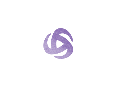 Logo Concept button distribute play purple