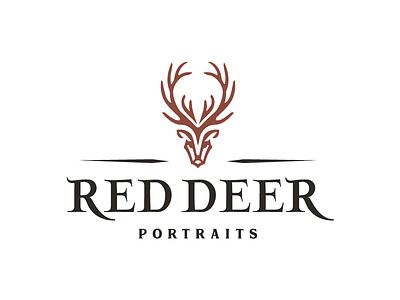 Red Deer Portraits antlers deer red