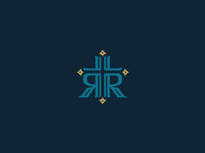 Redeemer Reformed Church Logo Final blue church cross logo monogram