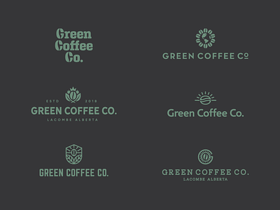 Green Coffee Co. Concepts beans canada coffee globe green leaf leaves unroasted world