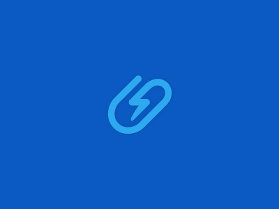 SnapGet Proposal New #2 bolt easy finance lightning logo manage monogram paperclip quick
