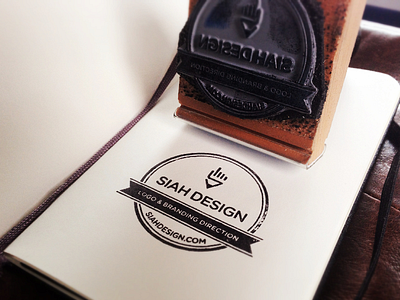 Siah Design Stamp logo. siah stamp vintage