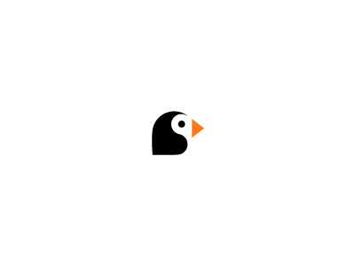 Logo WIP (for video site) button logo penguin play video