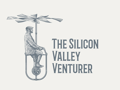 Logo of "The Silicon Valley Post" graphic illustration silicon valley