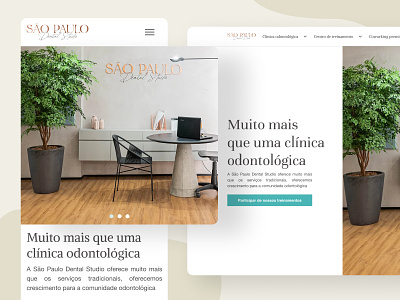 São Paulo Dental Studio - Site Institucional dentist design institucional site web website
