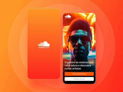 SoundCloud - App Reedesign (fictício) app design mobile ui ux
