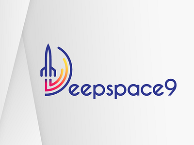 Deepspace9 Technologies Logo color graphic design illustration logo logodesign purple typography ui uidesign uidesigner vector