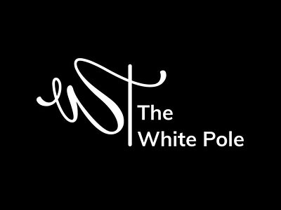 The White Pole Logo adobeillustrator black branding color design graphic design illustration logo logodesign logofolio logotype pole typography vector white