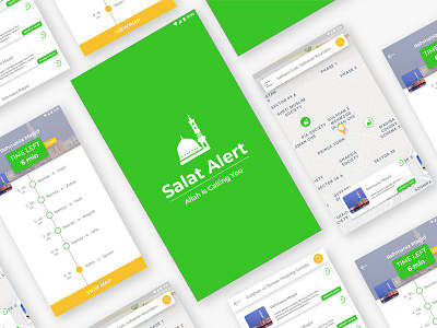 Tracking app alertapp graphicdesign map namazapp timeline trackingapp ui ux