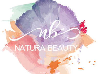 Natura Beauty Logo beauty colorful creative natura watercolor