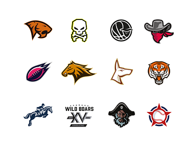 Sports Logos by Milos on Dribbble