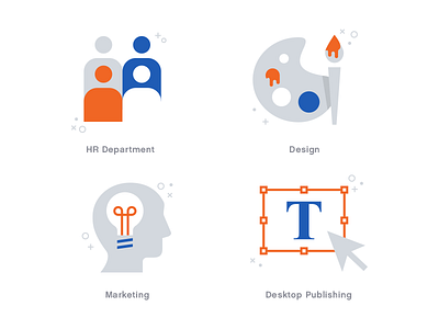 Team Icons brush design desktop dtp hr human marketing pallete publishing