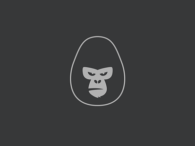 Gorilla animal ape gorilla logo mark monkey