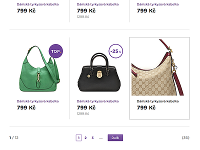 Product line - hand bags active clean ecommerce eshop handbag handbags hover pagination products purple shop white