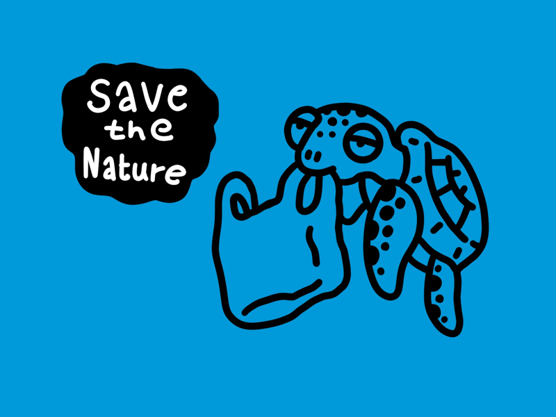 Save the nature plastic plastic bag environment save the nature nature save turtle sea turtle