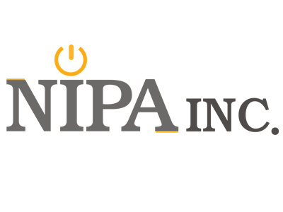 NIPA electricity branding electricity logo power