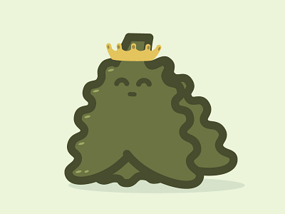 The Kingly Kale character character design cute cute design food green illustration illustrator vegan