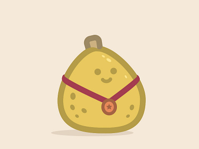 The Upstanding Ugli character character design cute food fruit happy illustration kawaii vegan yellow