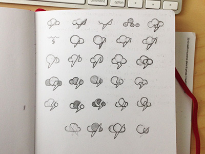 Logo Sketches! cloud logo logos sketch sketchbook sketches storm thunder wip