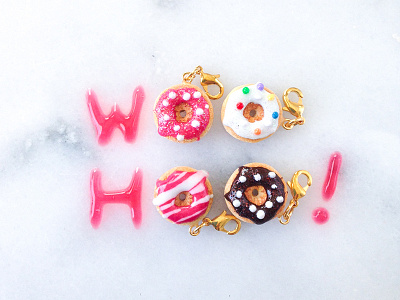 WOOHOO! colorful crafts cute food type food typography hand lettering handmade lettering letters pink type typography