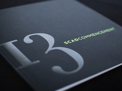 2013 SCAD Commencement Photos book cover book design college commencement education foil gloss photography publication university uv coating