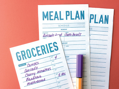 Grocery List and Meal Planner