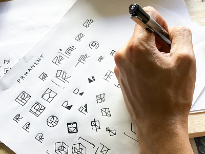 Brand Design Sketches brand brand design branding logo logo design process sketch sketches wip