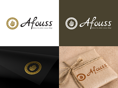 Logo Afouss branding design illustration logo