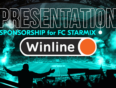 FC STARMIX x WINLINE branding graphic design презентация футбол
