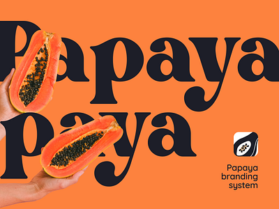 Branding for Vegan Restaurant Marketplace Papaya