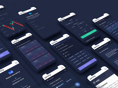 UX/UI for CryptoExchange platform animation app crypto currency crypto dashboard crypto exchange design illustration ui ux web website