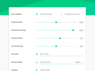 Loan Report Form finance form material slide