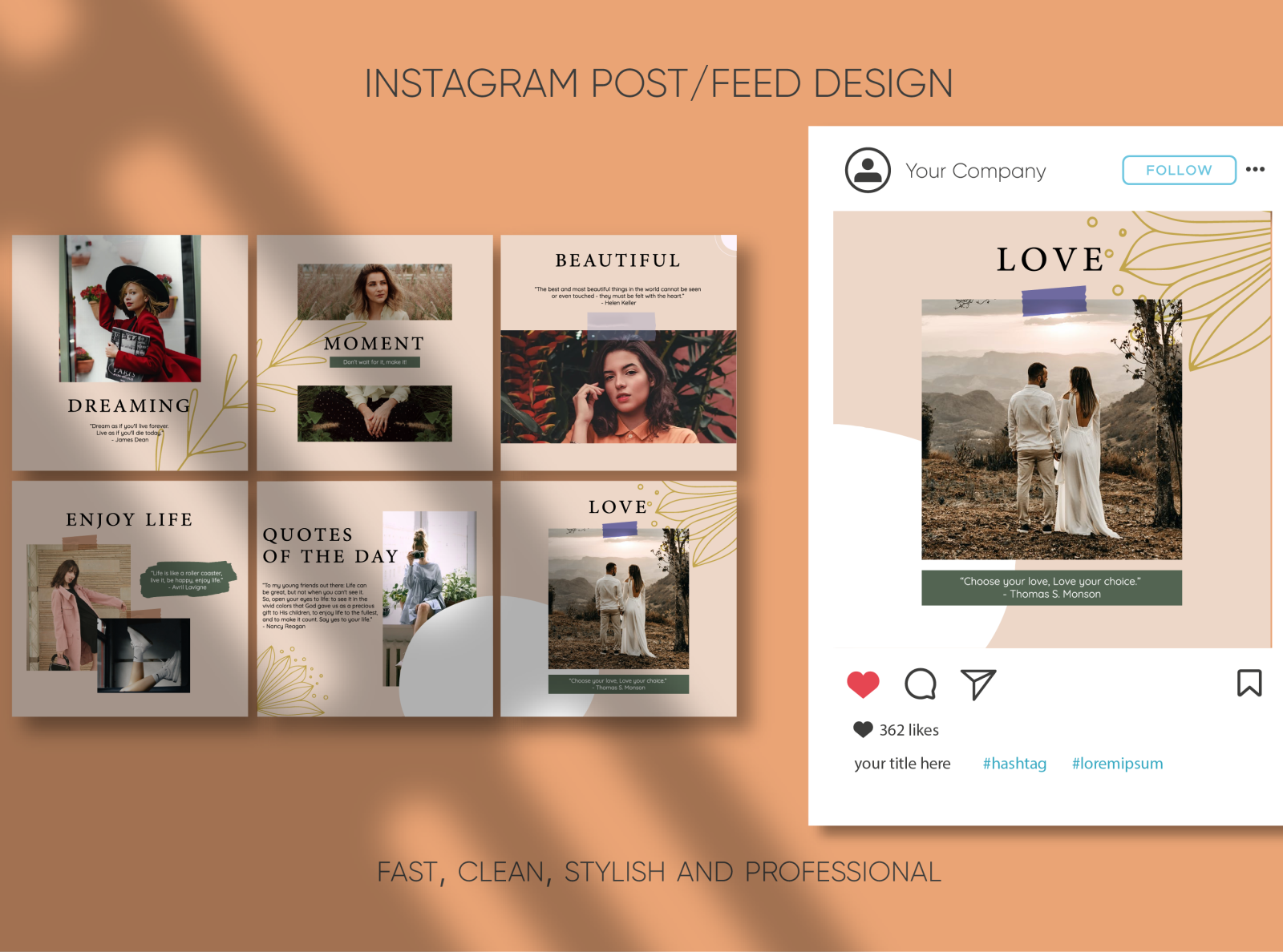 Instagram Post Design by Kinu Studio on Dribbble