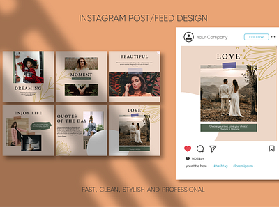 Instagram Post Design adobe illustrator adobe photoshop facebook facebook ads facebook banner facebook cover instagram instagram ads instagram banner instagram feed instagram marketing instagram post instagram stories instagram template social media social media design