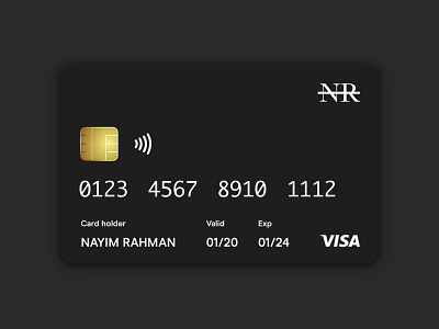 Black Card app apple bank banking black branding card concept contactless credit card design digital design graphic design icon logo pay type design ui vector visa