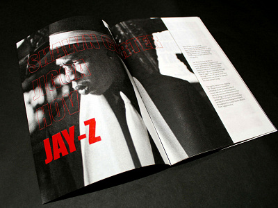 Jay-Z The Consumers Blueprint booklet graphic design hiphop jayz music print print design rap type design typography