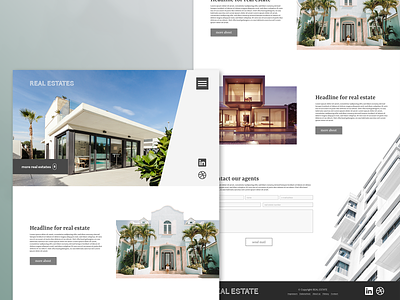 Adobe Xd Real Estate Website adobexd design portfolio ui ux webdesign website xd