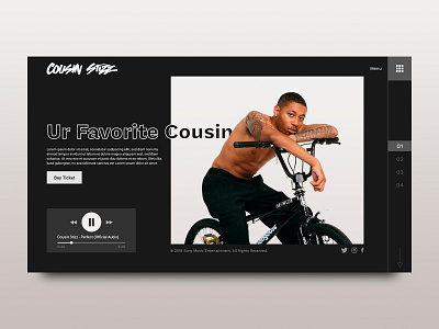 Screen Cousin Stizz Website