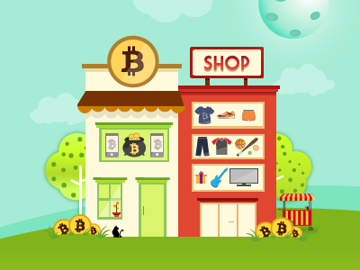 City of Bitcoins! bitcoin city cover game design icon design market poster shop vector illustration