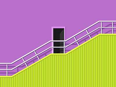 Minimal Serie architecture art building illustration minimal minimalist serie stears vector design