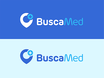 BuscaMed doctor health healthcare hospital icon icon design location logo design map marker mobile app ui design