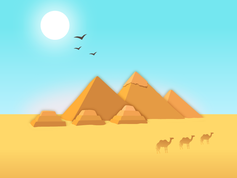 Egypt by Claudia Cabello on Dribbble