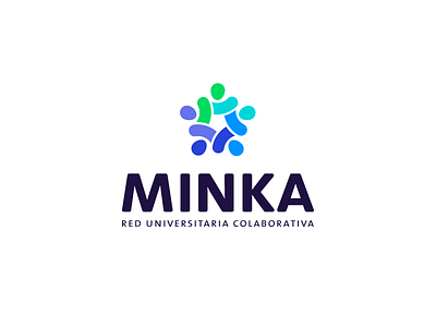 Minka branding colaboration education logo redesign restyling social network university