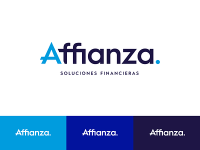 Affianza - Financial Services branding consulting financial services flat design logo design logotype minimal