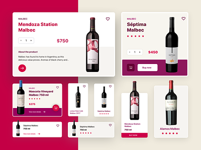 Cards Exploration app cards cards design explorations mobile app ui design wine winery