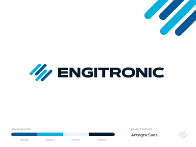Engitronic Logo automotive brand identity branding car design engine logo logo design logodesign logotype