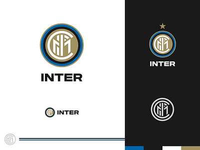 Rebranding Serie A - Inter branding club crest football inter internazionale italy logo logo design rebranding serie a soccer